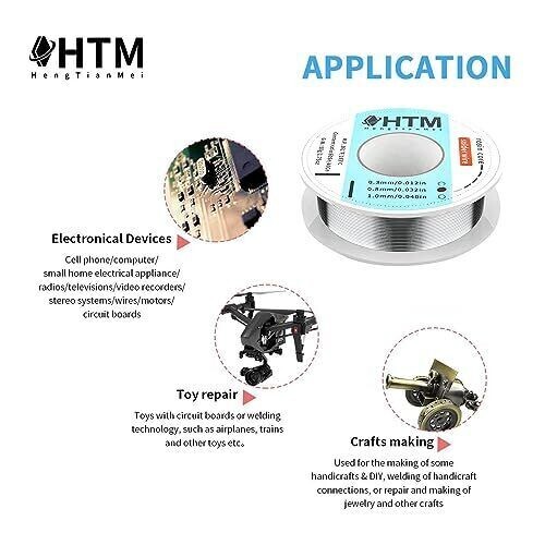 Tin Lead 63/37 Rosin Core Low Temp Solder Wire for Electronics Components And