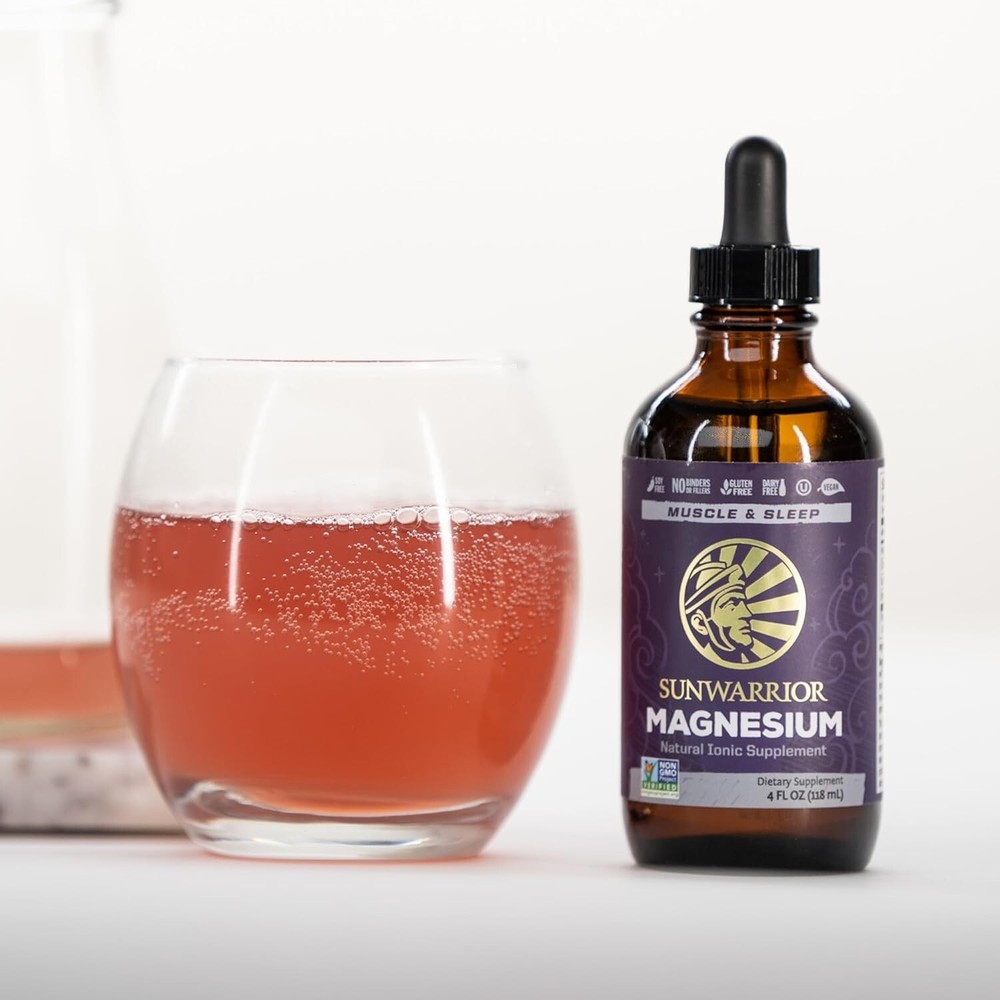 Sunwarrior Magnesium Natural Ionic Liquid Supplement Drink Additive Features