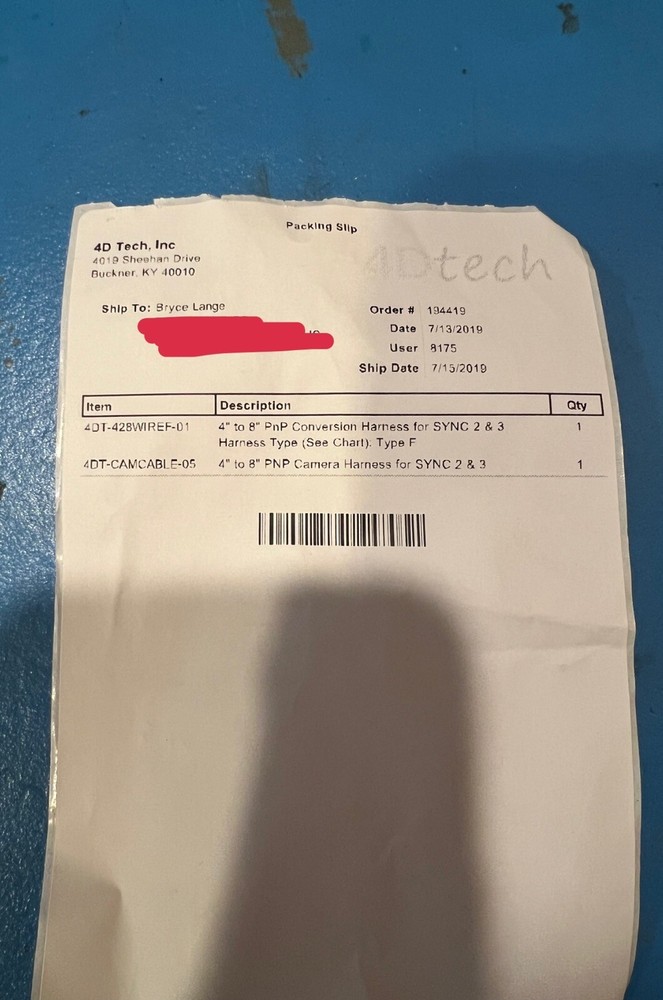 4D Tech Ford SYNC 2/3 Conversion Harness