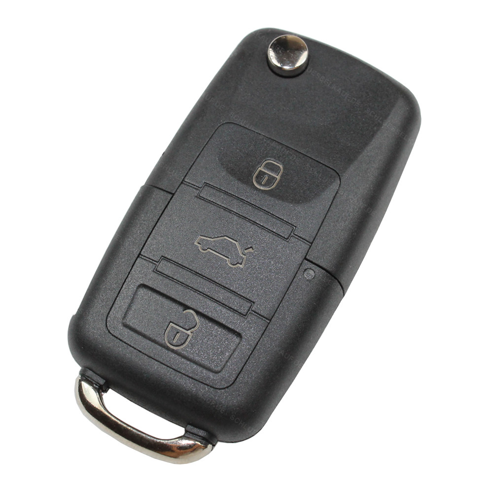 Flip Key 3 Button Car Key Shell Remote Control NEW Fits VW