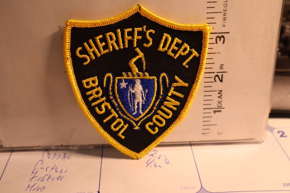 police patch  BRISTOL COUNTY SHERIFF MASSACHUSETTS
