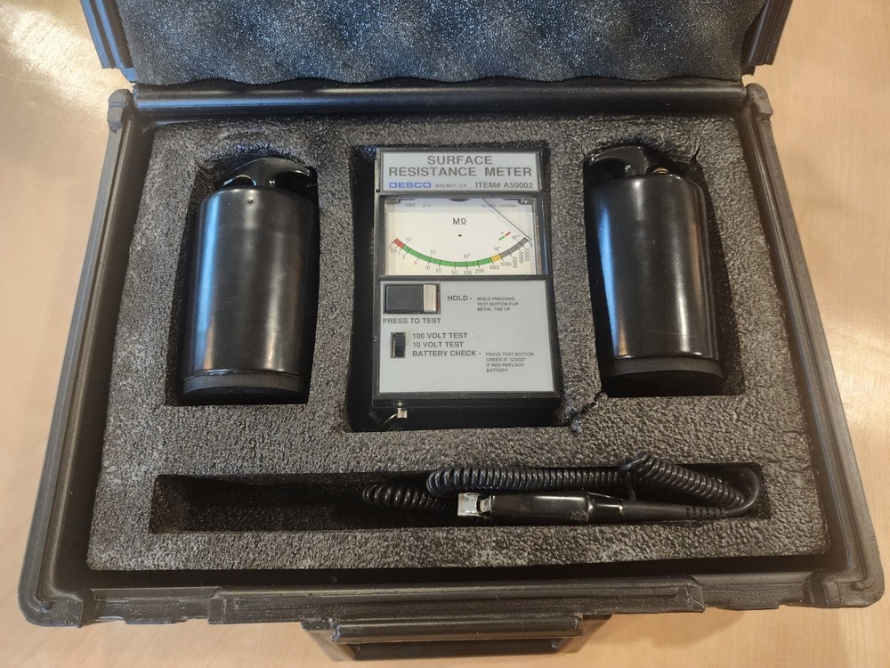 DESCO A50002 SURFACE RESISTANCE TESTER M5456