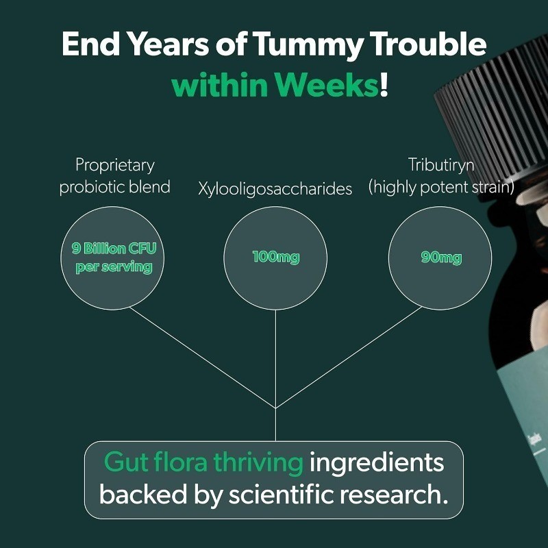 3 Pack BIOMA Probiotics Digestive Health Gut Support for Men & Women 60 Capsules