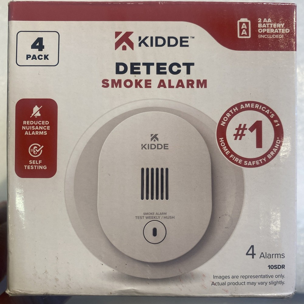 KIDDE 10SDR Detect Smoke Alarm - 4 Pack NEW