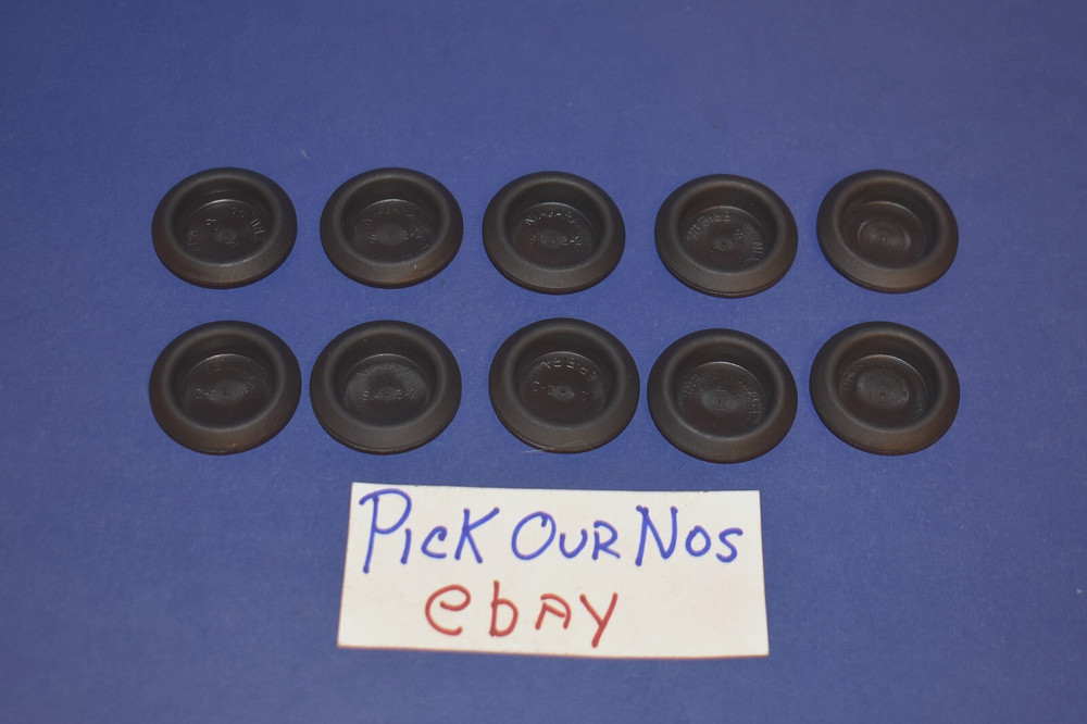 50 Plastic Plug Buttons Fits Hole Size 1" Universal Application