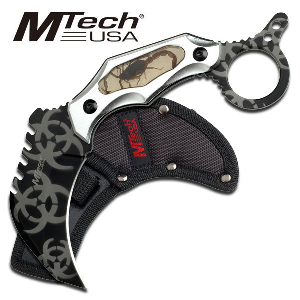 Mtech MT2006SL 7.5" Karambit Fixed Blade Knife NIB