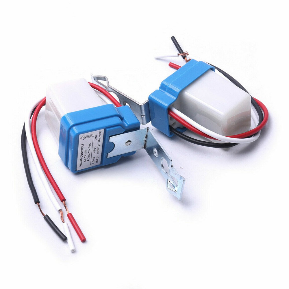 AC/DC 12V 24V 110V Dusk to Dawn Automatic Photocell Light Sensor Detector Switch