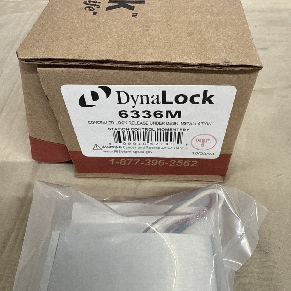 1 DynaLock 6336M Concealed Under Desk Push Button Door Release Have 2
