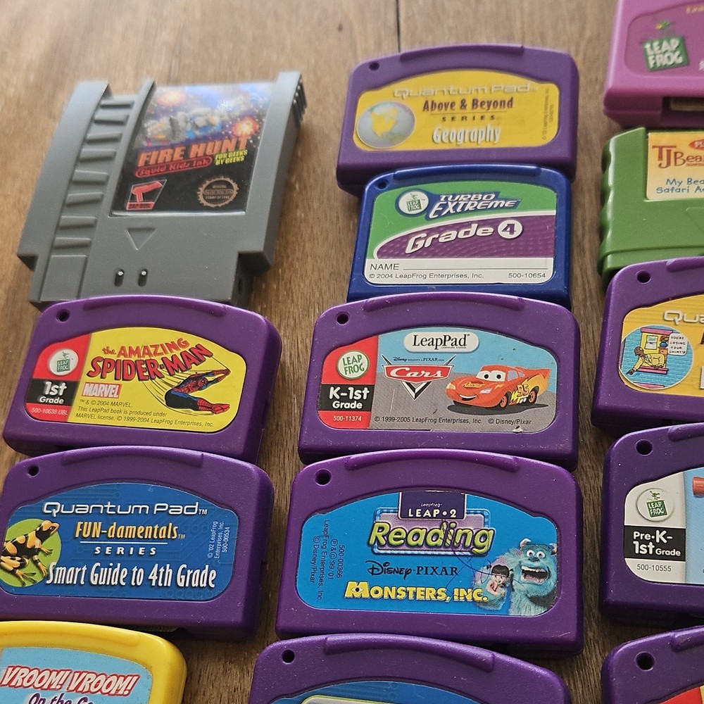 LeapFrog VTech Nintendo Learning Game Cartridges LeapPad V.Reader Disney