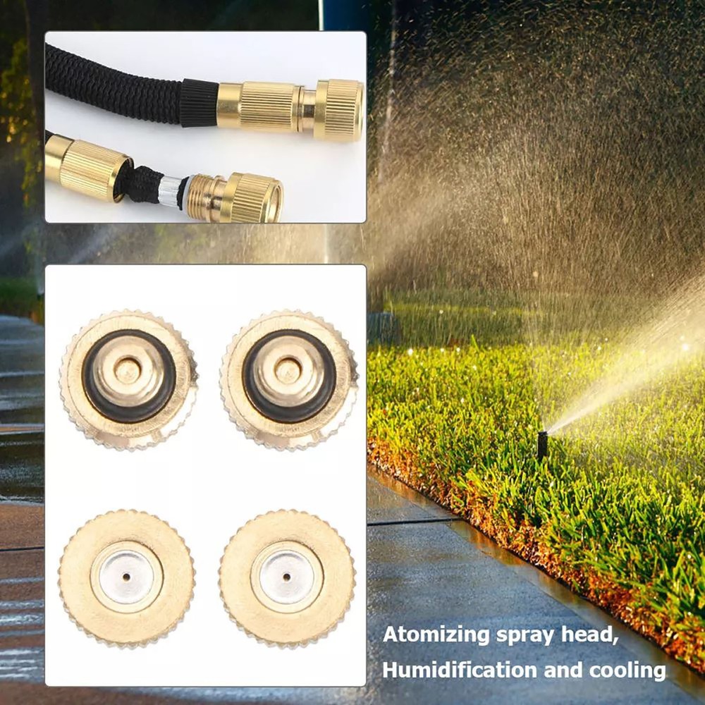 20PCS Brass High Pressure Atomizing Misting Nozzle Outdoor Cooling Accessories