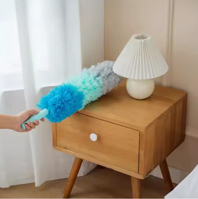 Microfiber Ceiling Fan Duster-Cobweb Cleaner Brush Kit Telescopic Extension Pole