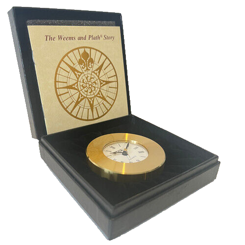Weems & Plath - Brass Chart Weight Clock