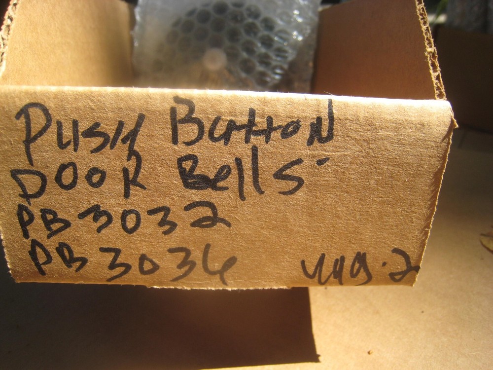 Craftmade PB3036-RI Surface Mount Lighted Doorbell Push Button RUSTIC IRON