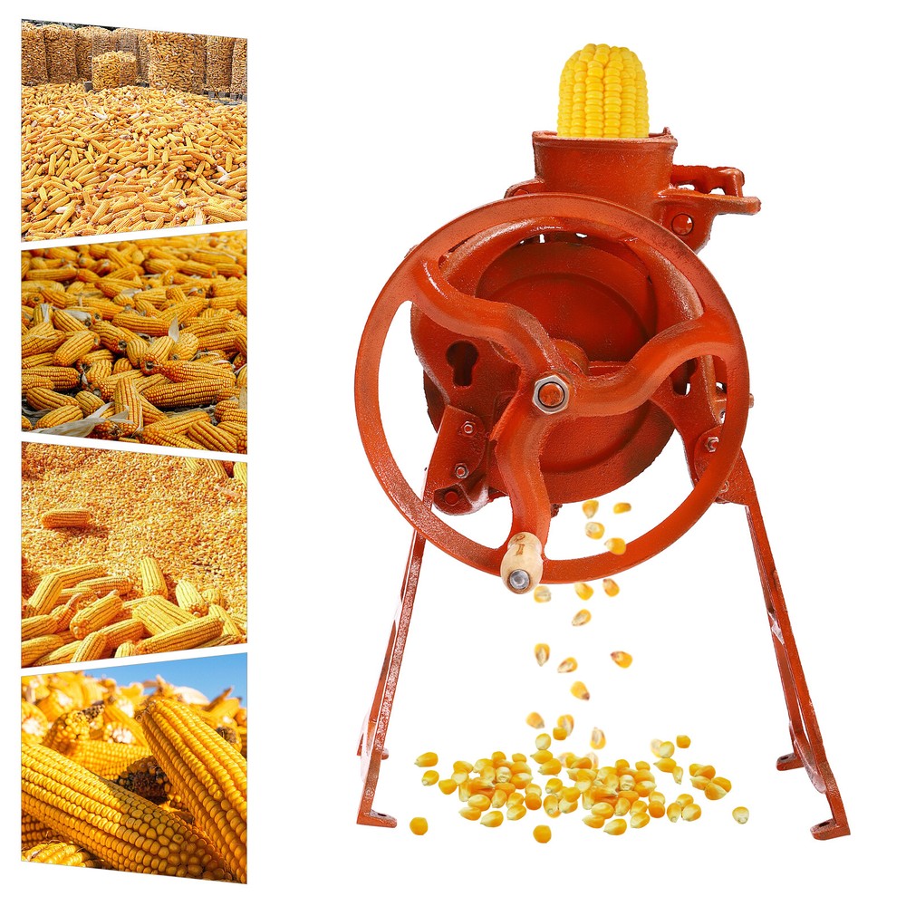 2-In-1 Corn Thresher Hand Corn Cob Sheller Corn Kernels Thresher Machine 10cm