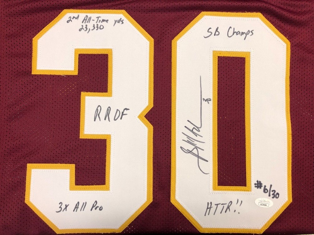 Brian Mitchell Signed Auto Autograph Stat Jersey 5 Inscriptions Ltd Edit #6/30