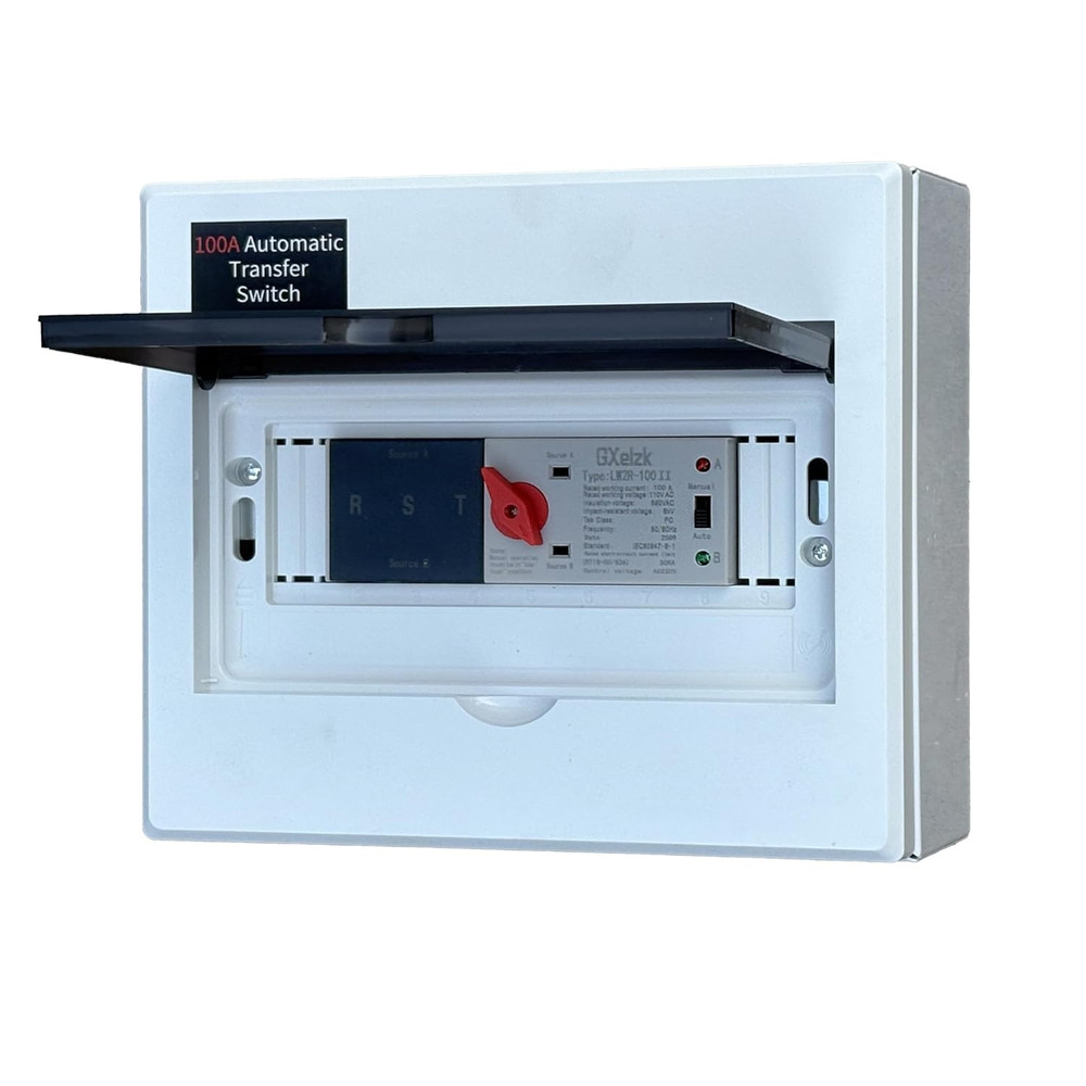 Automatic Generator Transfer Switch 100A 3P 4-Wire 120/240V Automatic/Manual Gen