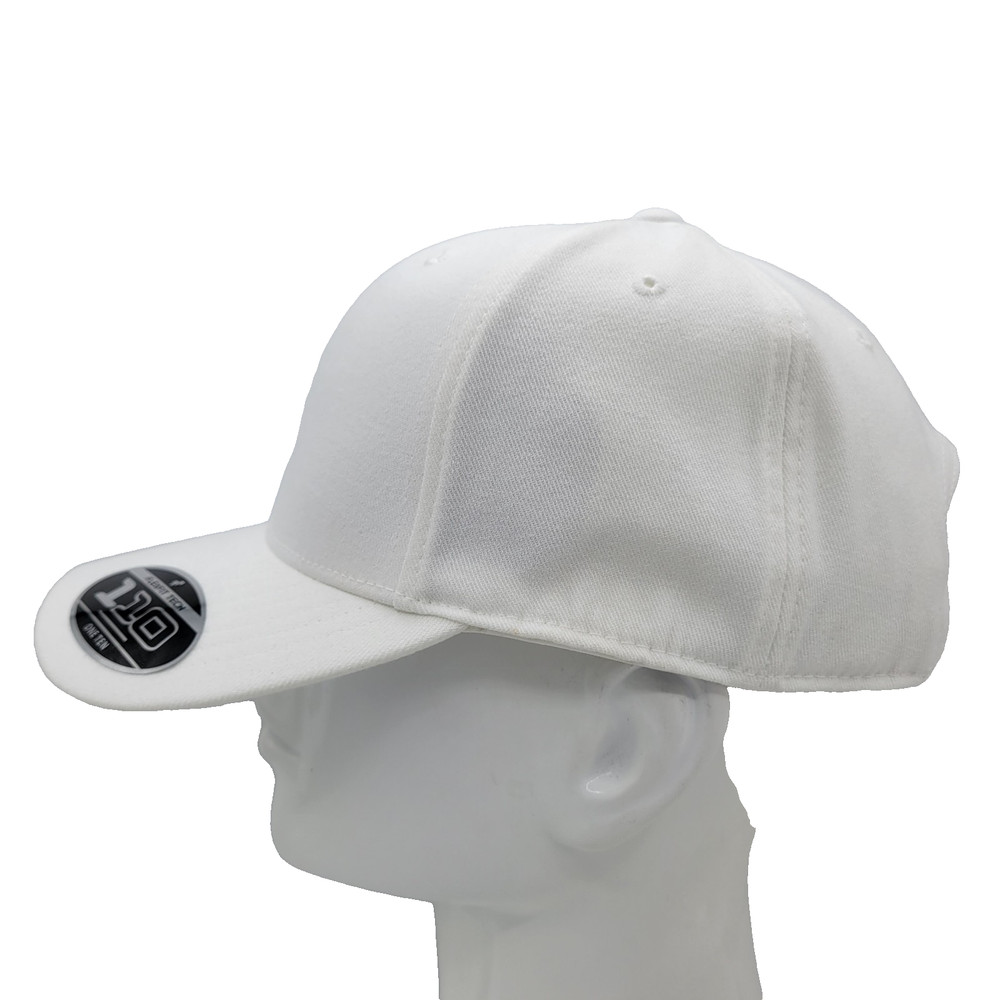 One Ten 110 Pro-Formance Mens One Size White Strapback Flexfit Tech Hat Cap