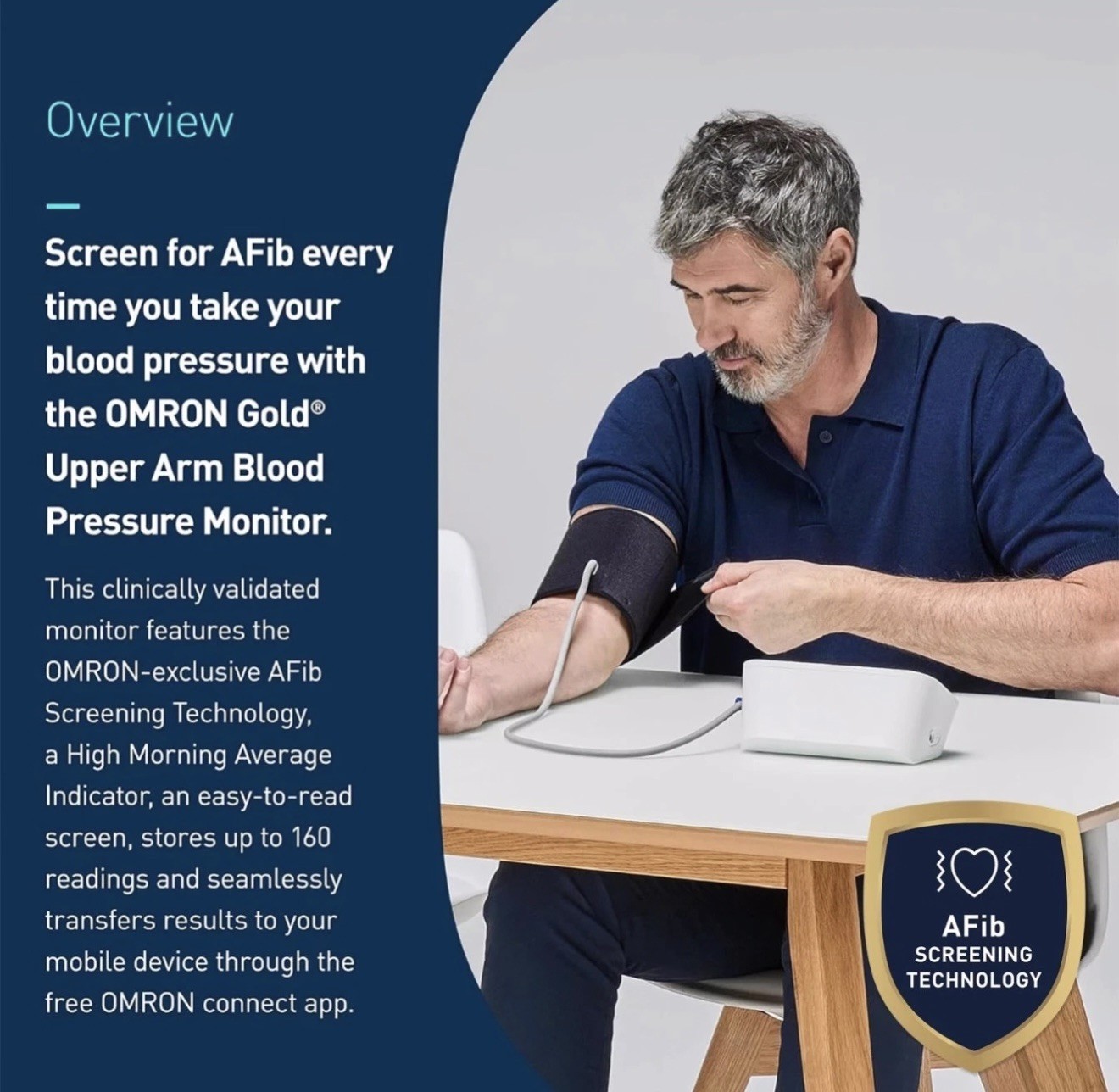 OMRON Gold Or Upper Arm Blood Pressure Monitor - BP5360 New