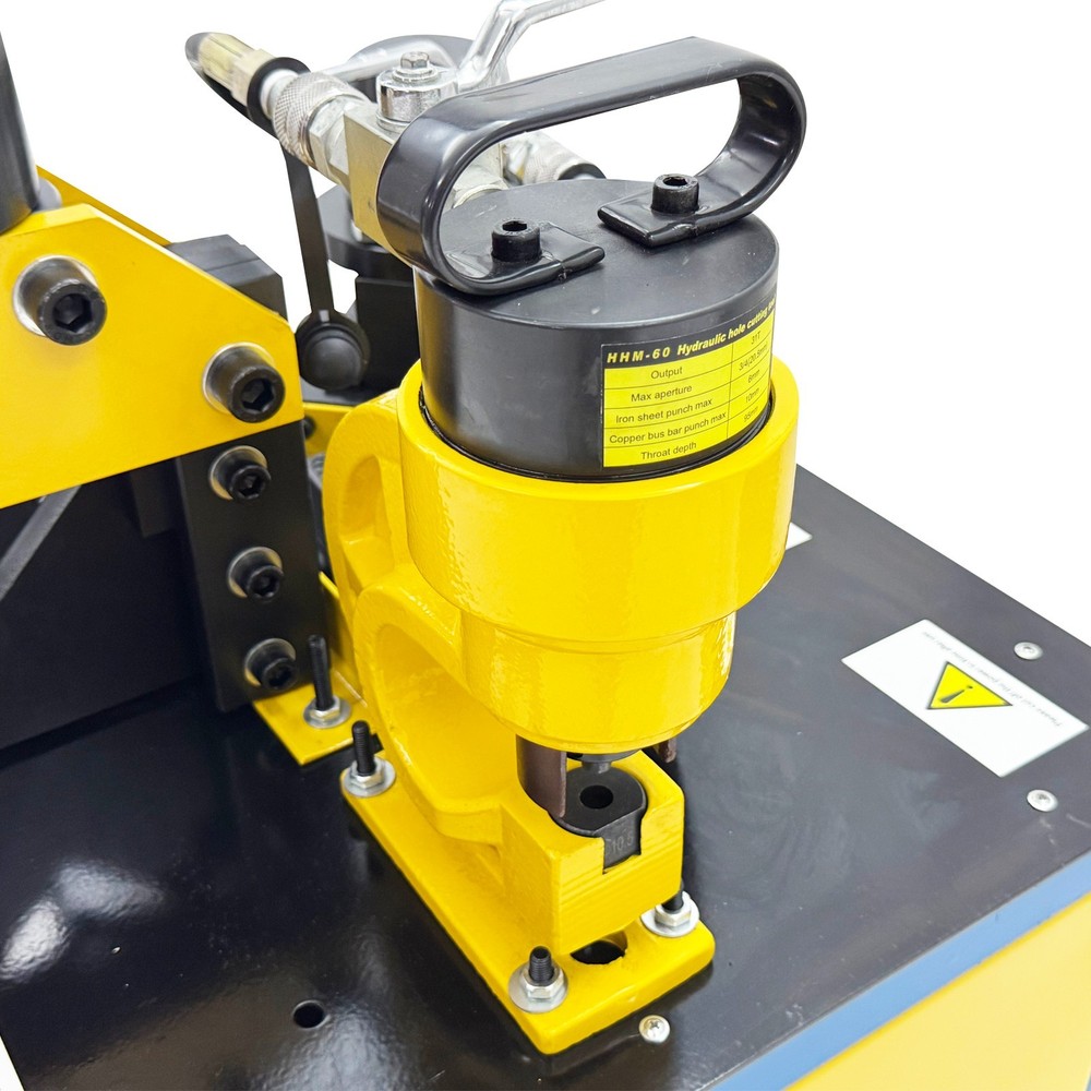 Electric Hydraulic Angle Iron Processing Machine Cutting Punching Chamfering