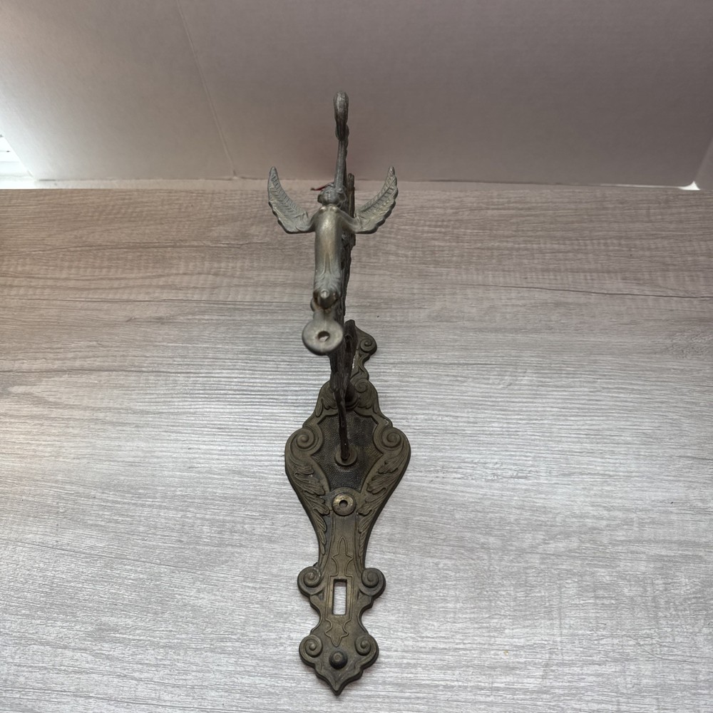 ANTIQUE BRASS BELL LANTERN HOLDER