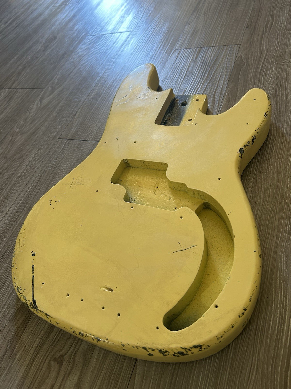 Yellow Body for Precision Bass Relic - NITRO finished