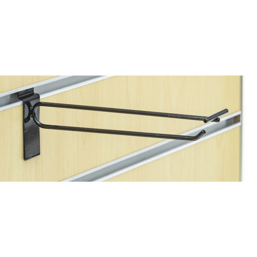 Slatwall Scanhook, 8" Black