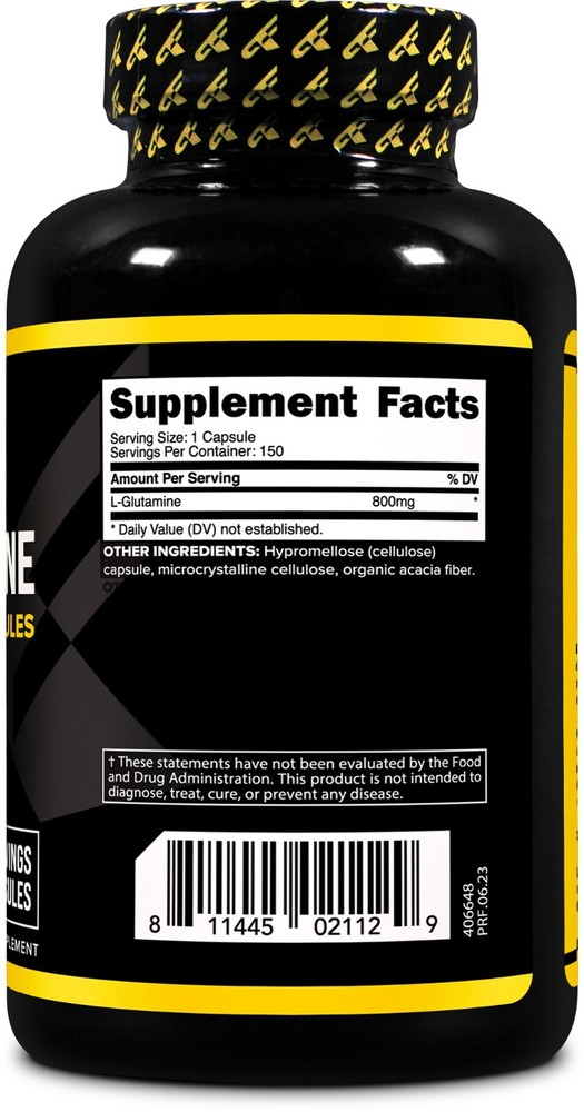 Primaforce L-Glutamine, 800mg (150 Capsules)