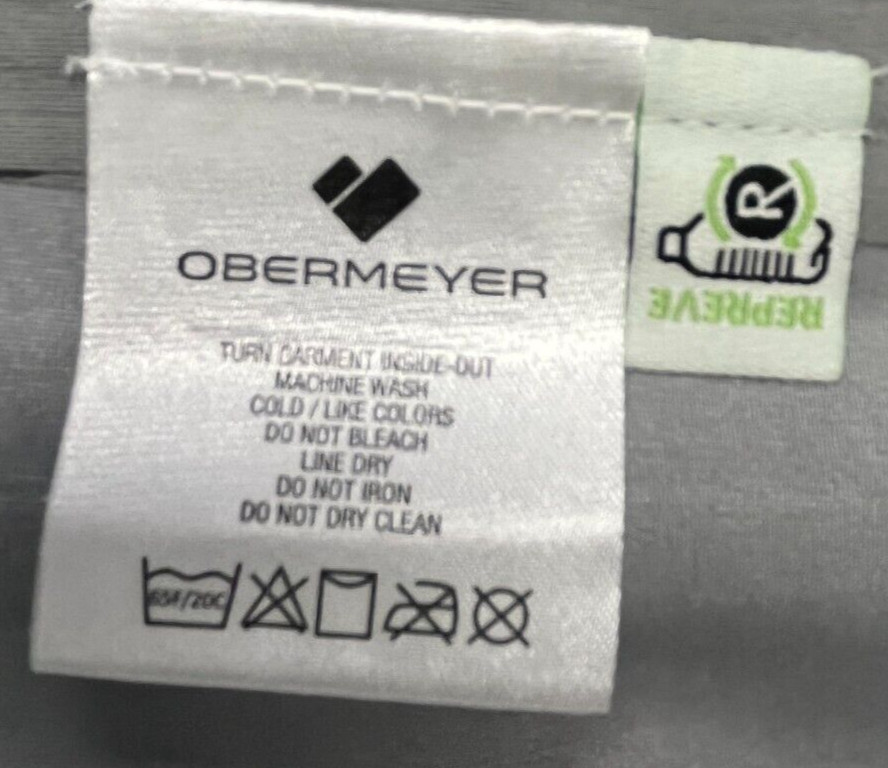$400 Obermeyer Foraker Winter Shell Ski Jacket NWT Size Medium Men's Black/White
