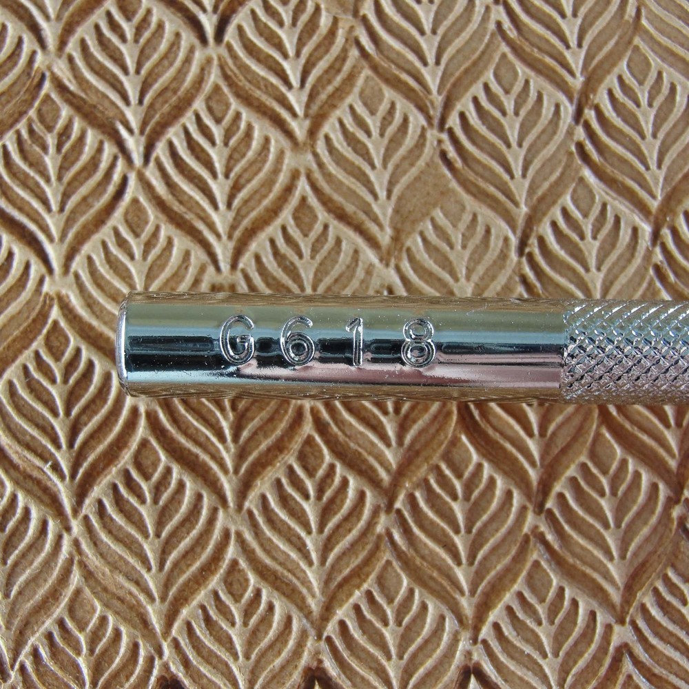 Leather Stamping Tool - Leaf Geometric Stamp Stamp