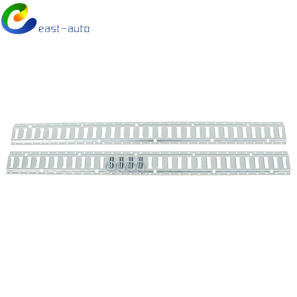 Silver 12 Pack 60" E Track Rail Sections With Mounting Hardware Fit For Trucks