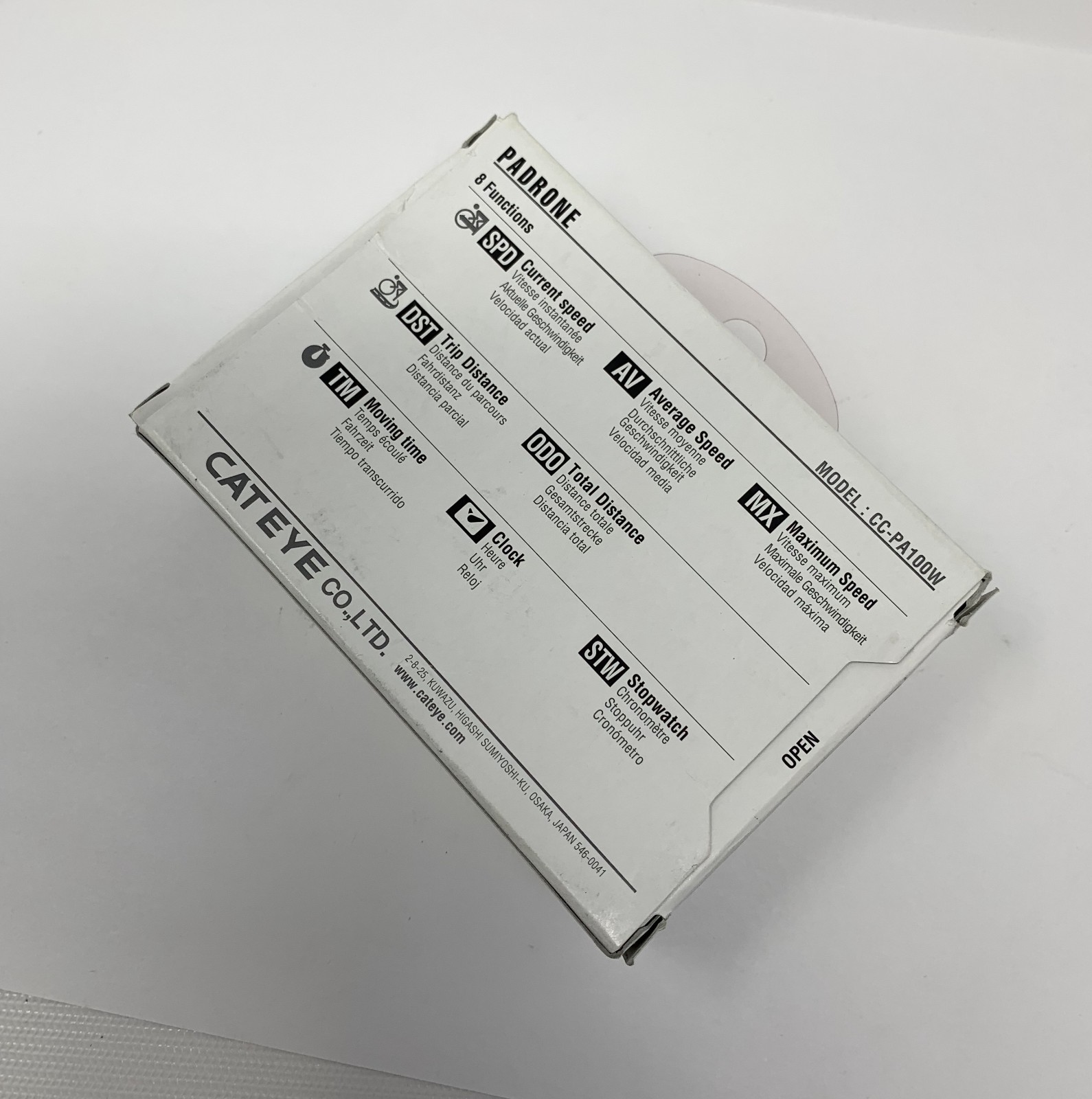 Cateye Padrone Wireless Bicycle Computer - Pink - New