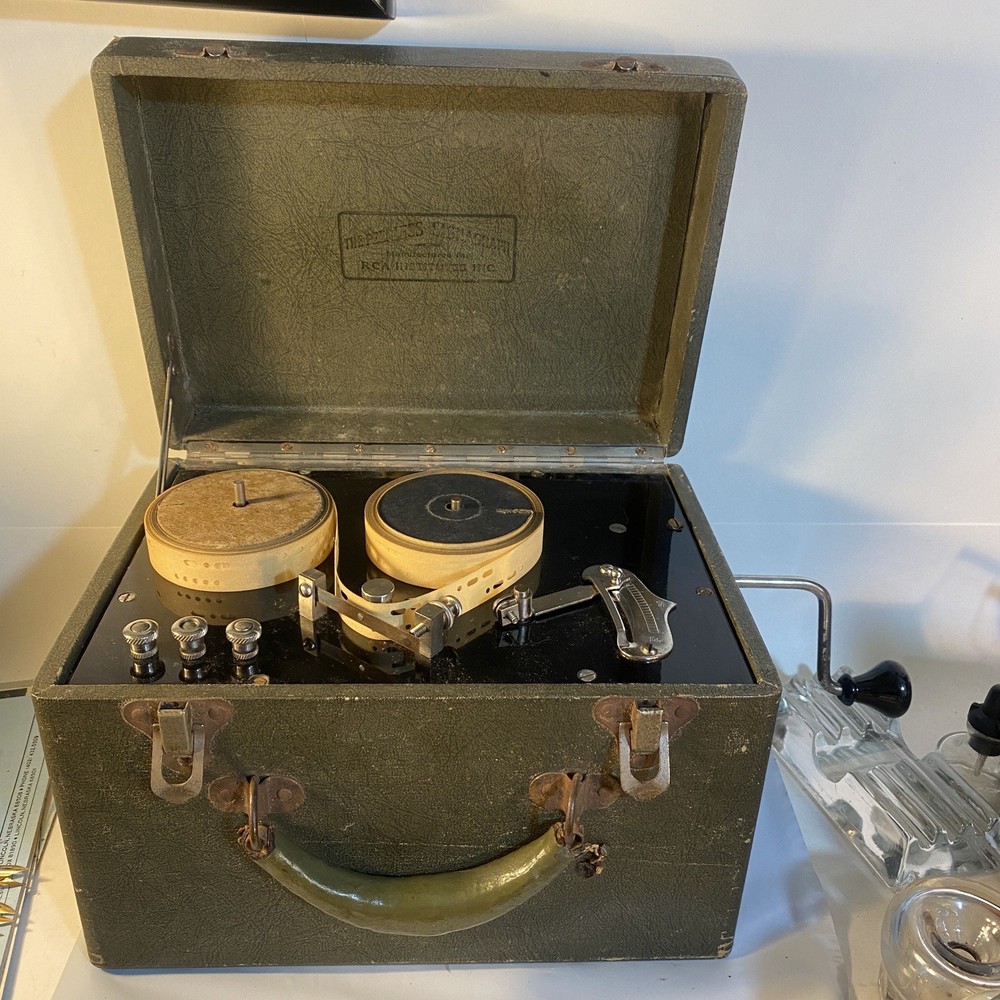 The Peerless Signagraph RCA Morse Code Training Machine W/ 3 Rolls