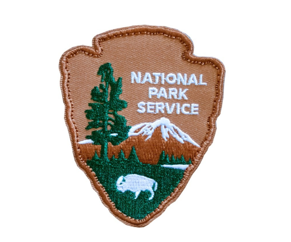 #HL1113 National Park Service NPS Arrowhead  Hook & Loop Patch