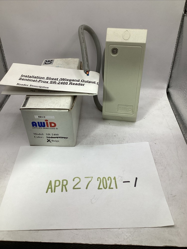 AWID SR-2400 Sentinel Proximity Reader USED
