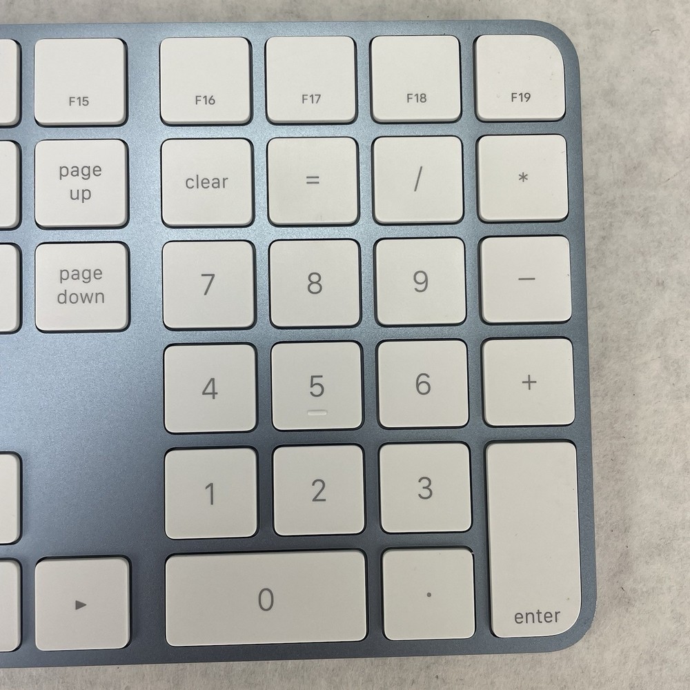 Apple Magic Keyboard A2520 Touch ID Numeric Keypad Blue