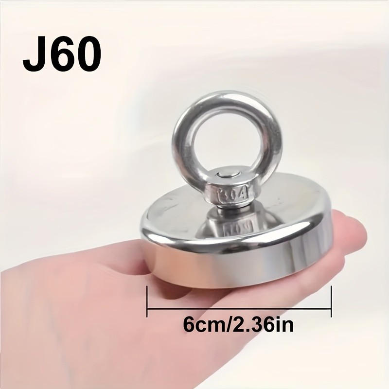 Super Strong Neodymium Fishing Magnet - For Underwater Salvage & Home Hanging