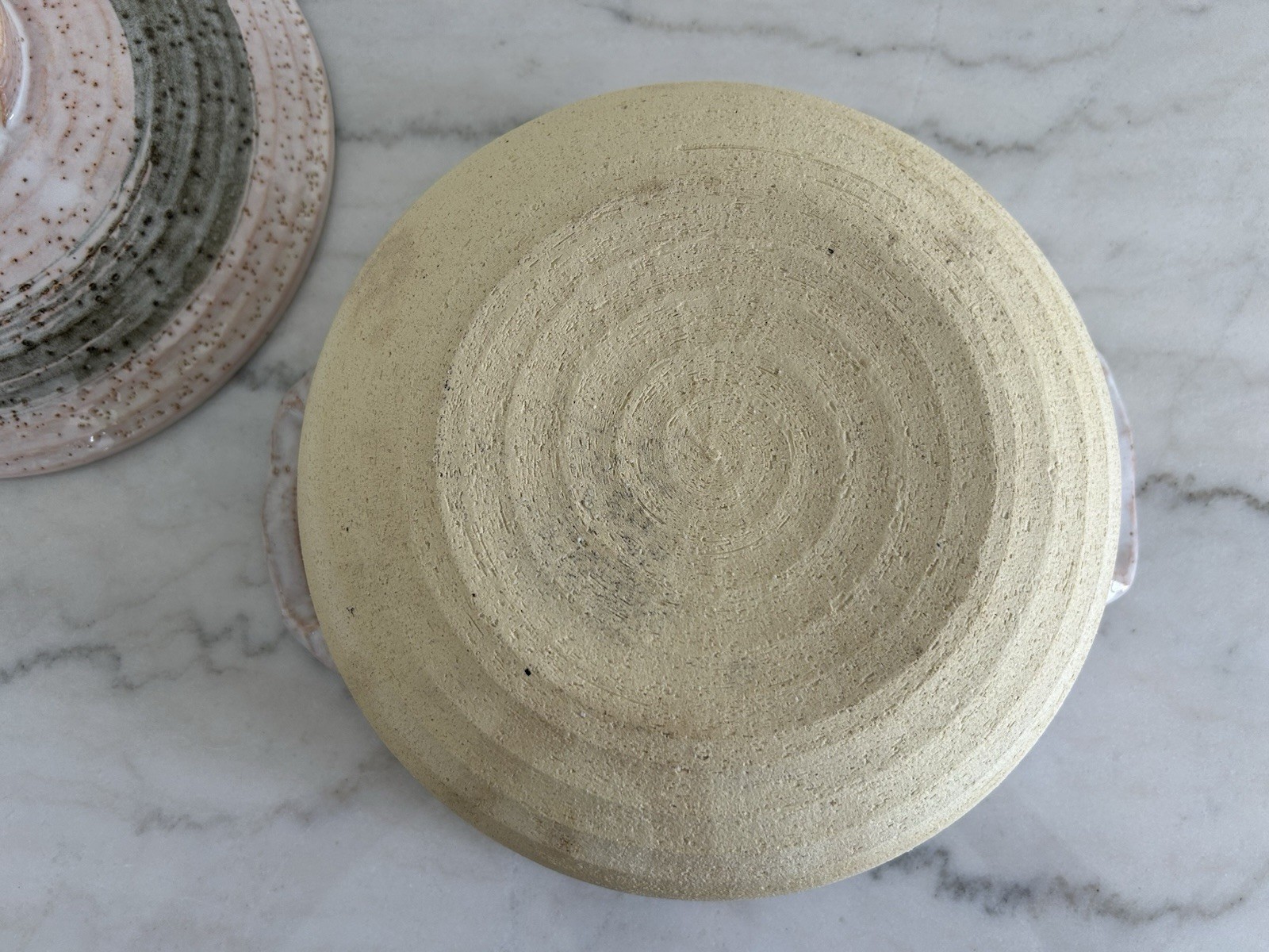 Large Vintage Japanese Banko Shino Ware Donabe Clay Earthenware Pot