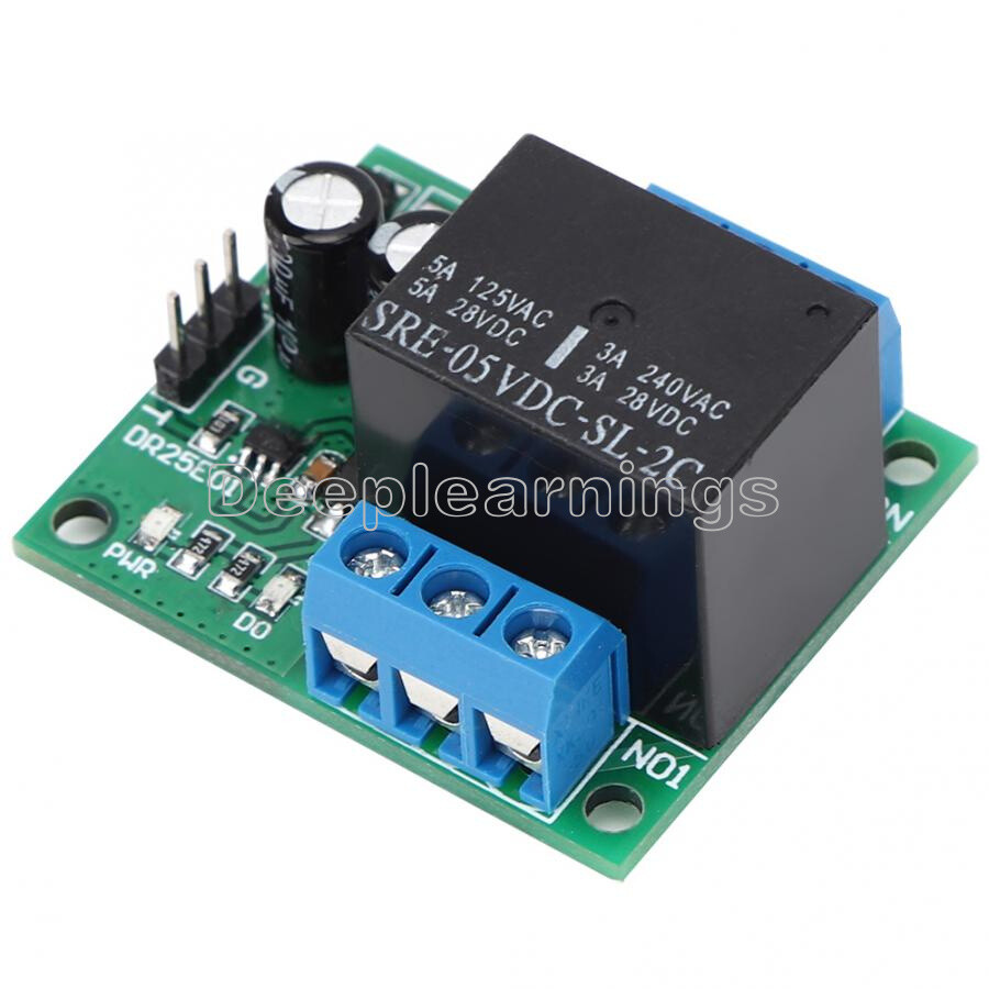 DC 5V or 6-24V Double Pole Double Throw DPDT Self-locking Bistable Relay Module