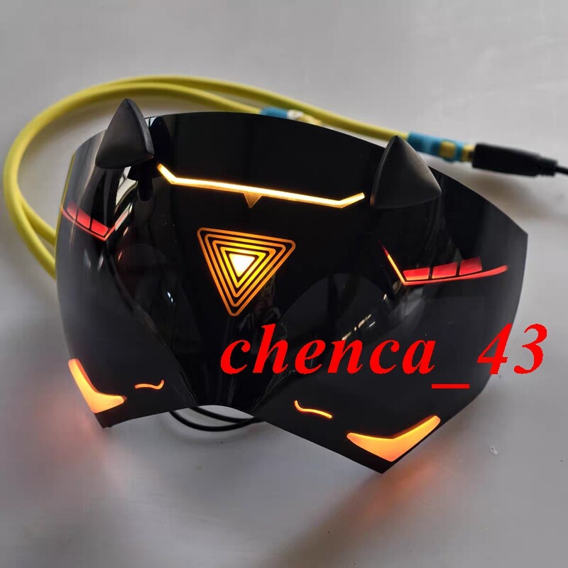 Zenless Zone Zero Trigger Eyeshade Half Face Mask Led Face Shield Remote Control