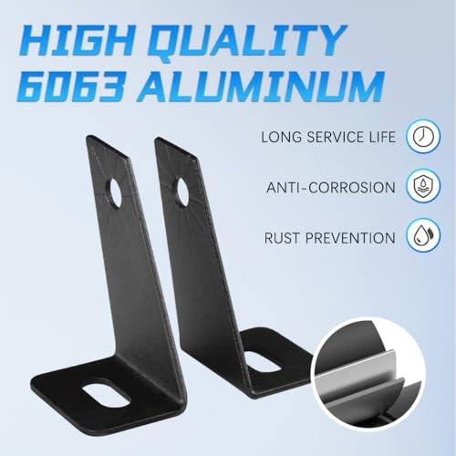 Light Bar Mounting Bracket, Aluminium Universal Adjustable Lightbar Side