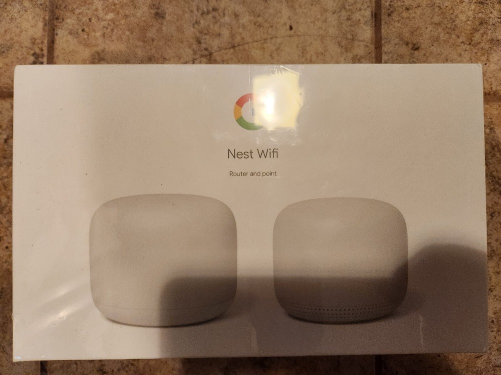 Google Nest Wi-Fi Router and Point - White