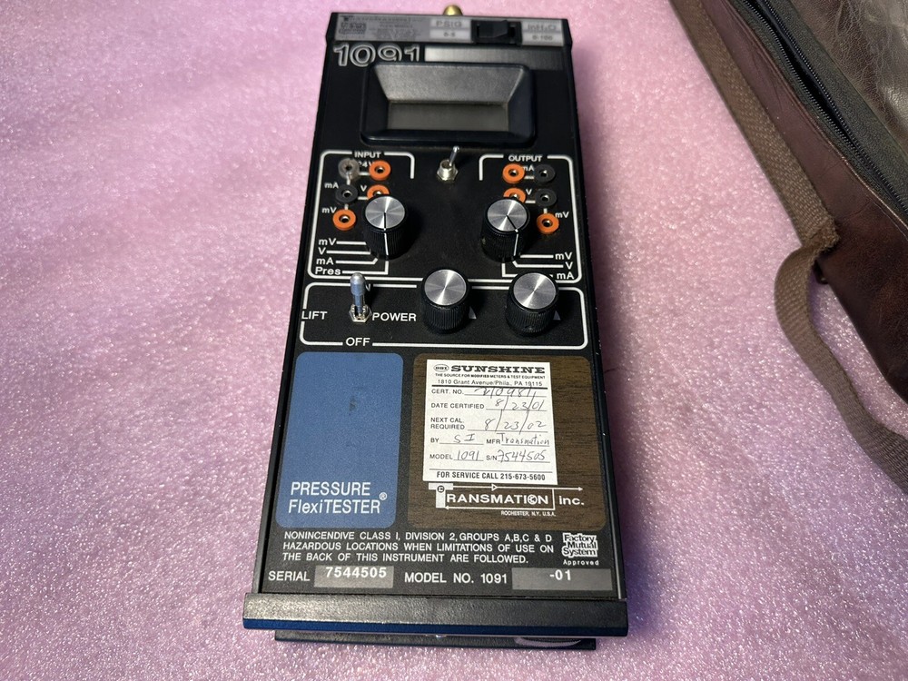 TRANSMATION 1091-01 PRESSURE FLEXITESTER PD1121