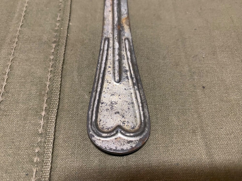 ORIGINAL WWI WWII US ARMY M1910 MESS KIT FORK UTENSIL-DATED 1918