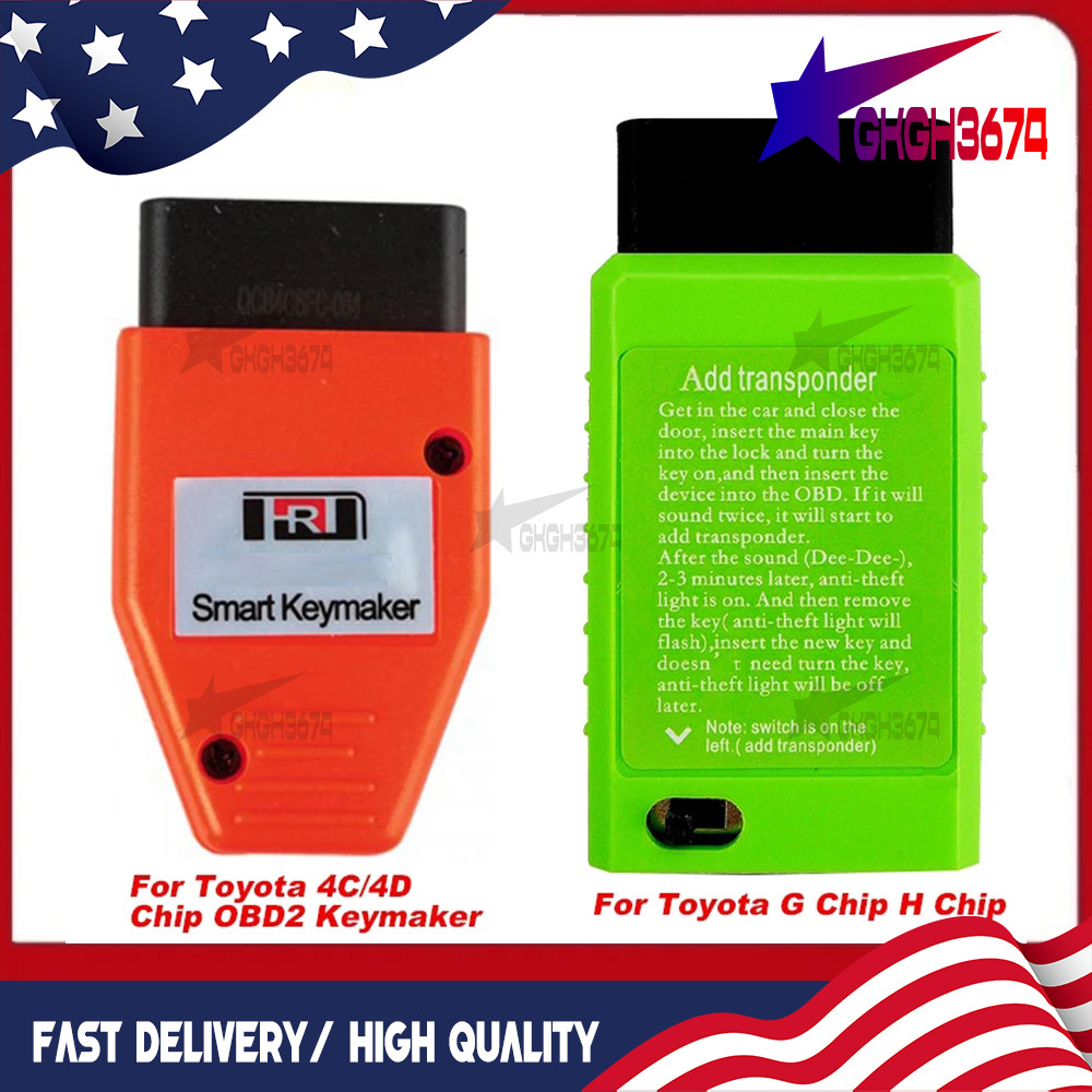 Auto Obd Remote Key Programming Tool For Toyota Smart Key Maker Chip Chip Key