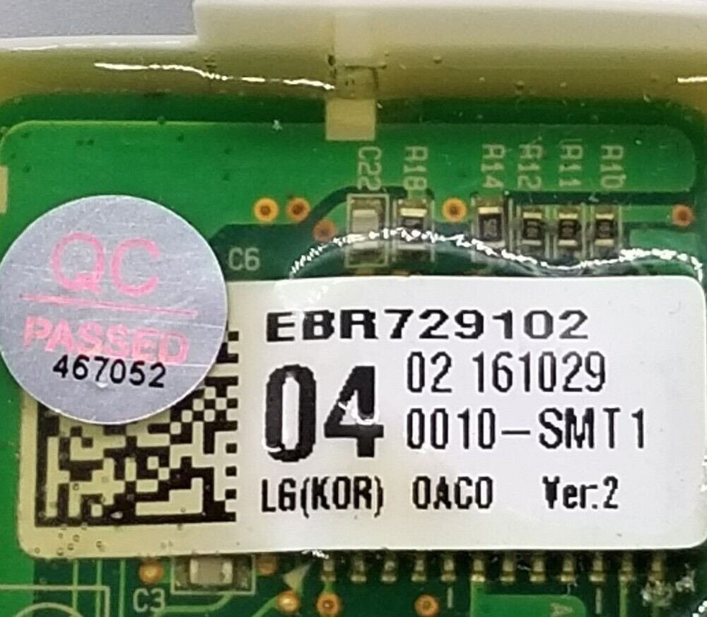 (Same Day Ship) LG Dishwasher Control EBR72910204