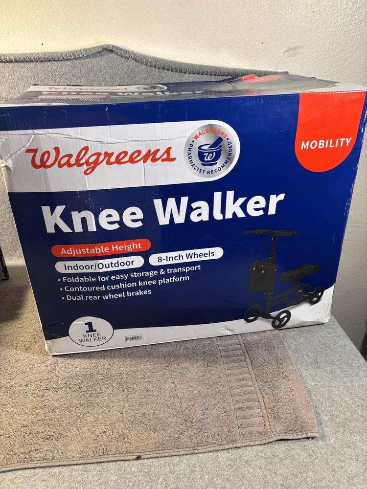 Walgreens Knee Walker Bicycle Scooter NEW! 8" Wheels