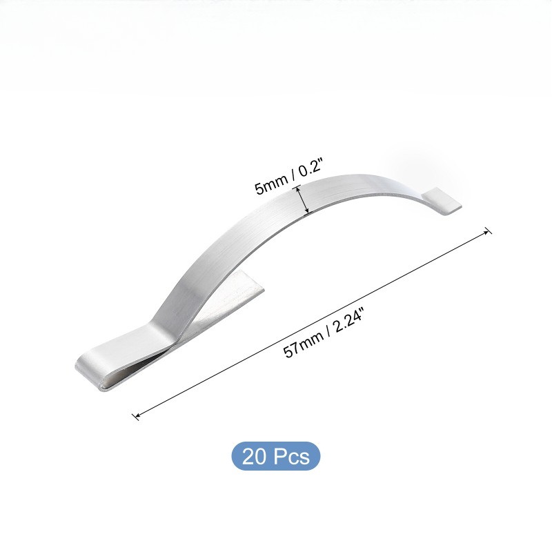 20Pcs Window Screen Tension Spring, Corner Mount Flat Window Spring Clips