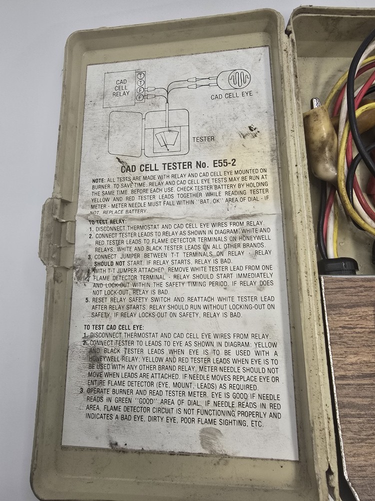 Vintage Cad Cell Tester E55-2