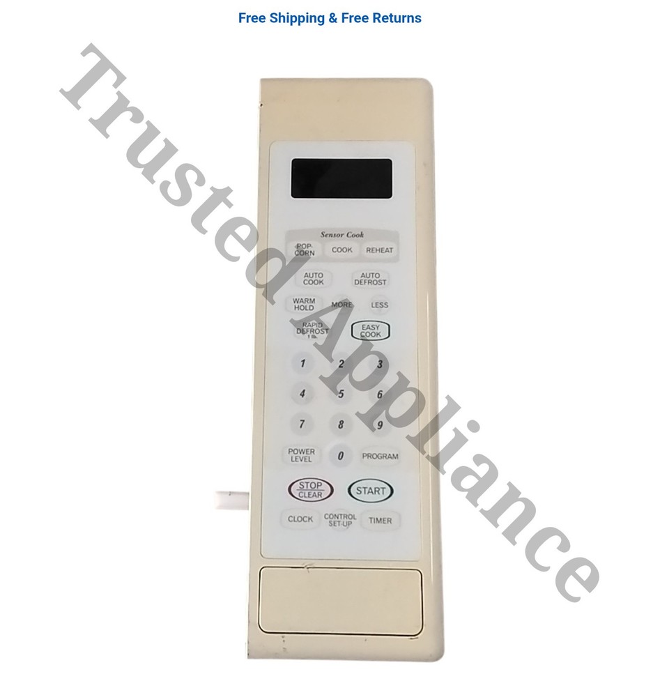 Microwave Control Panel Console 3572W0A238 Biscuit