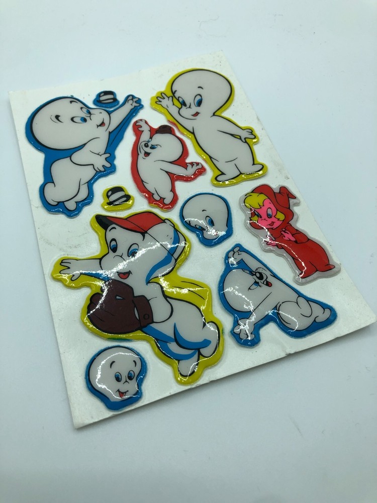 NOS 80s Casper The Friendly Ghost Sticker Set